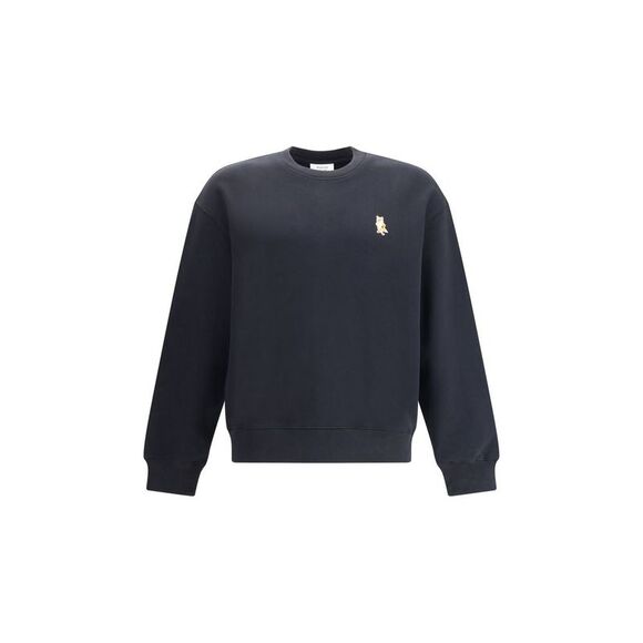 Maison Kitsuné Black Cotton Men's Sweatshirt